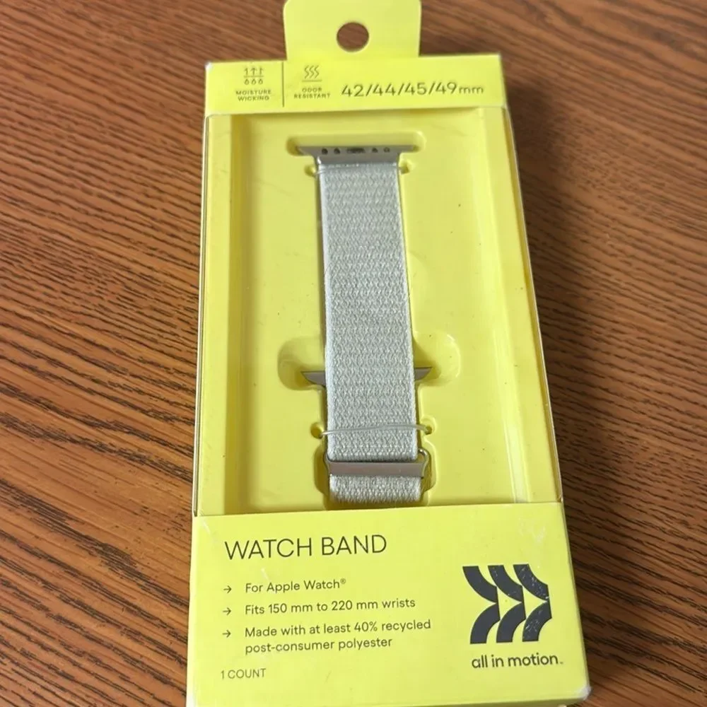 All In Motion Apple Watch Nylon Band 42/44/45/49MM Gray